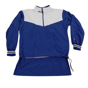 VTG Boathouse Windbreaker Pullover Mens L Blue White Georgetown FC Royals Soccer